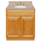 Brown Bathroom Vanity 30", Wheat Granite Top, Faucet LB4B WH318-30RC-4B