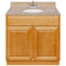 Brown Bathroom Vanity 36", Wheat Granite Top, Faucet LB5B WH374-36RC-5B