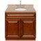 Brown Bathroom Vanity 36", Wheat Granite Top, Faucet LB7B WH378-36GN-7B