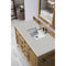 James Martin Copper Cove 48" Single Vanity Cabinet Driftwood Patina with 3 cm Eternal Serena Quartz Top 300-V48-DRP-3ESR