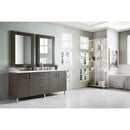 James Martin Metropolitan 72" Double Vanity Silver Oak with 3 cm Ethereal Noctis Quartz Top 850-V72-SOK-3ENC