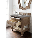 James Martin Castilian 36" Single Vanity Empire Gray with 3 cm Grey Expo Quartz Top 160-V36-EG-3GEX