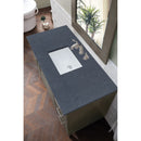 James Martin Metropolitan 48" Single Vanity Silver Oak with 3 cm Charcoal Soapstone Quartz Top 850-V48-SOK-3CSP