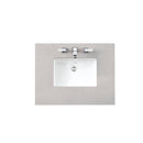 James Martin Brittany 30" Single Vanity Urban Gray with 3 cm Eternal Serena Quartz Top 650-V30-UGR-3ESR