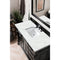 James Martin Brookfield 48" Antique Black Single Vanity with 3 cm Ethereal Noctis Quartz Top 147-114-5236-3ENC