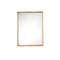 James Martin Milan 23.6" Rectangular Cube Mirror Natural Ash 803-M23.6-NTA