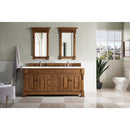 James Martin Brookfield 72" Country Oak Double Vanity with 3 cm Arctic Fall Solid Surface Top 147-114-5771-3AF