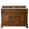 James Martin Brookfield 60" Country Oak Single Vanity with 3 cm Eternal Serena Quartz Top 147-114-5371-3ESR