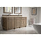 James Martin Bristol 72" Double Vanity Whitewashed Walnut with 3 cm Eternal Marfil Quartz Top 157-V72-WW-3EMR