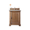 James Martin Providence 26" Single Vanity Cabinet Driftwood with 3 cm Ethereal Noctis Quartz Top 238-105-V26-DRF-3ENC