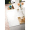 James Martin Athens 30" Countertop Unit Makeup Counter Glossy White with 3 cm Classic White Quartz Top E645-DU30-GW-3CLW