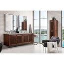 James Martin Athens 72" Double Vanity Cabinet Mid Century Acacia with 3 cm Eternal Serena Top E645-V72-MCA-3ESR