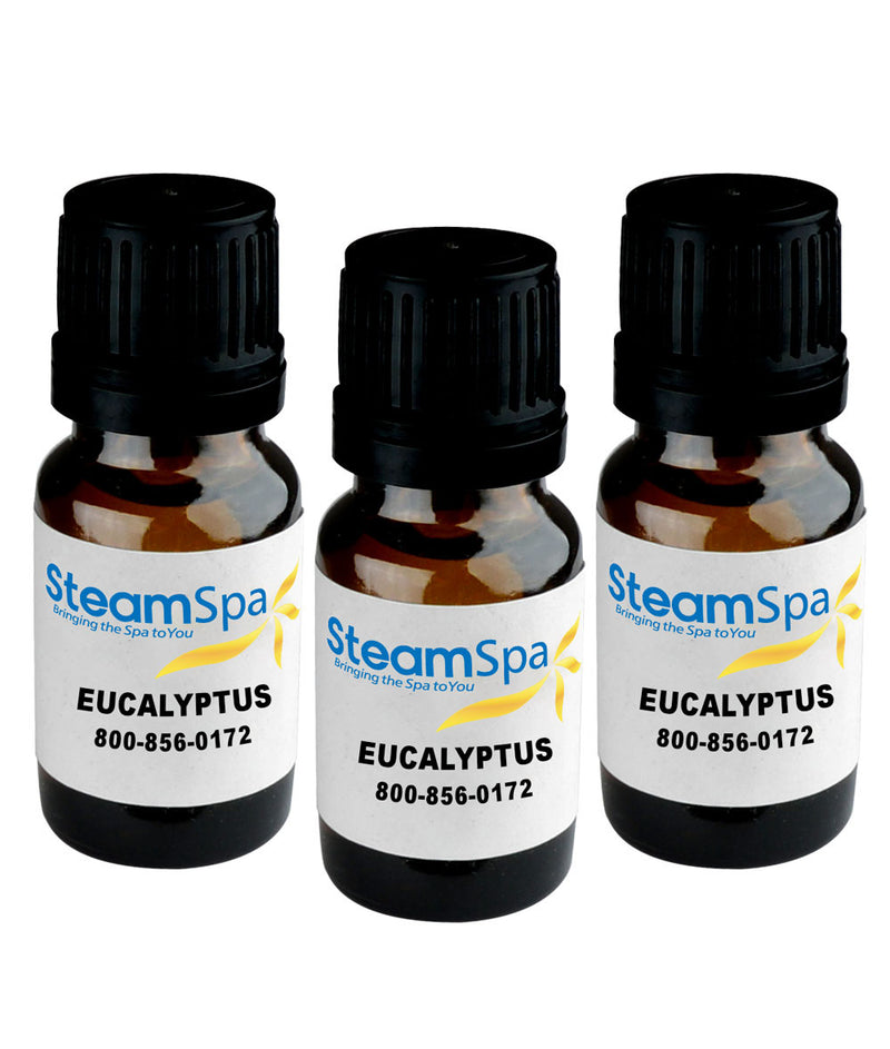 SteamSpa Essence of Eucalyptus Aromatherapy Oil Extract Value Pack