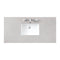 James Martin Brittany 48" Bright White Single Vanity with 3 cm Eternal Serena Quartz Top 650-V48-BW-3ESR