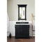 James Martin Brookfield 36" Antique Black Single Vanity with 3 cm Ethereal Noctis Quartz Top 147-114-5536-3ENC