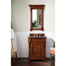 James Martin Brookfield 26" Warm Cherry Single Vanity with 3 cm Gray Expo Quartz Top 147-114-V26-WCH-3GEX