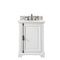 James Martin Providence 26" Single Vanity Cabinet Bright White with 3 cm Eternal Jasmine Pearl Quartz Top 238-105-V26-BW-3EJP