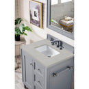 James Martin Copper Cove Encore 30" Single Vanity Silver Gray with 3 cm Eternal Serena Quartz Top 301-V30-SL-3ESR