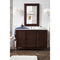 James Martin Portland 48" Single Vanity Burnished Mahogany with 3 cm Ethereal Noctis Quartz Top 620-V48-BNM-3ENC