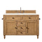 James Martin Copper Cove 48" Single Vanity Cabinet Driftwood Patina with 3 cm Eternal Marfil Quartz Top 300-V48-DRP-3EMR