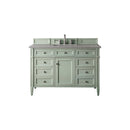 James Martin Brittany 48" Sage Green Single Vanity with 3 cm Grey Expo Quartz Top 650-V48-SGR-3GEX