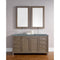 James Martin Chicago 60" Double Vanity Whitewashed Walnut with 3 cm Cala Blue Quartz Top 305-V60D-WWW-3CBL