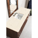 James Martin Metropolitan 60" Single Vanity American Walnut with 3 cm Eternal Marfil Quartz Top 850-V60S-AWT-3EMR