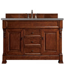 James Martin Brookfield 60" Warm Cherry Single Vanity with 3 cm Grey Expo Quartz Top 147-114-5381-3GEX