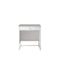 James Martin Athens 30" Countertop Unit Makeup Counter Glossy White with 3 cm Eternal Serena Top E645-DU30-GW-3ESR