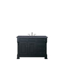 James Martin Brookfield 48" Antique Black Single Vanity with 3 cm Charcoal Soapstone Quartz Top 147-114-5236-3CSP